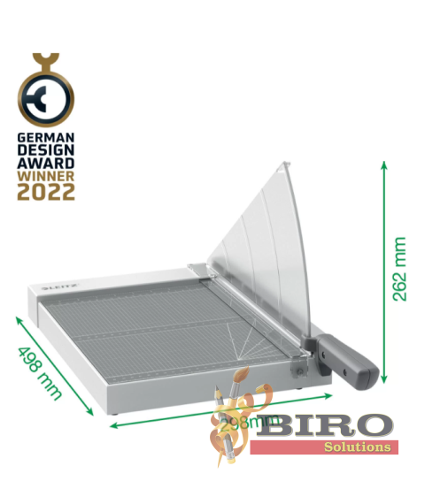Ghilotina LEITZ Home Office Precision, A4, 10 foi, gri